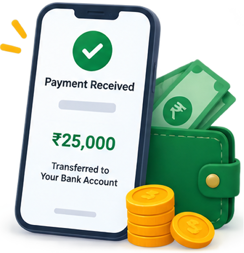 Receive secure payments directly in bank account